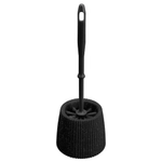 Комплект wc ёршик для туалета с подставкой velvet (черный гранит)