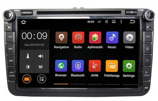 Магнитола Volkswagen T5, T6, Tiguan, Passat, Polo, Jetta, Amarok, Golf и др., Skoda Fabia, Rapid - Roximo RX-3701D Android 13, ТОП процессор, 8/128, SIM-слот