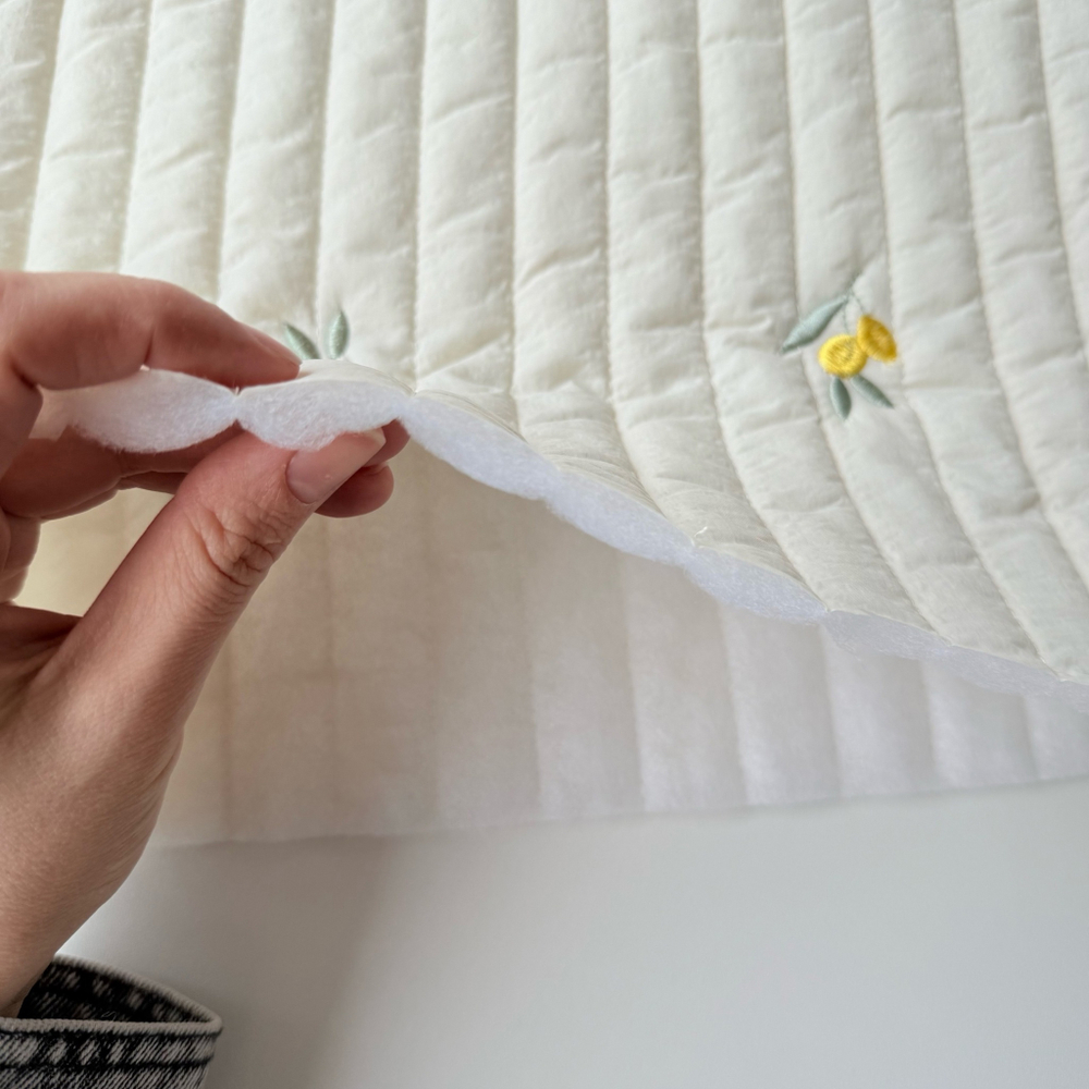 Курточная стежка Лимончики