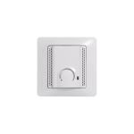 GLOSSA ТЕРМОСТАТ электронный для теплого пола с датчиком, 10A, в сборе, БЕЛЫЙ