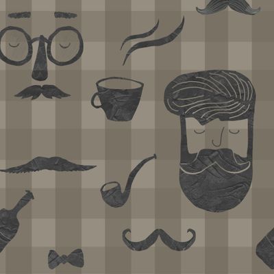 мужской борода усы крафт