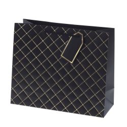 GAEM Пакет подарочный (бумага 210г/м2, блок 12шт), L31 W12 H26 см, 6в.