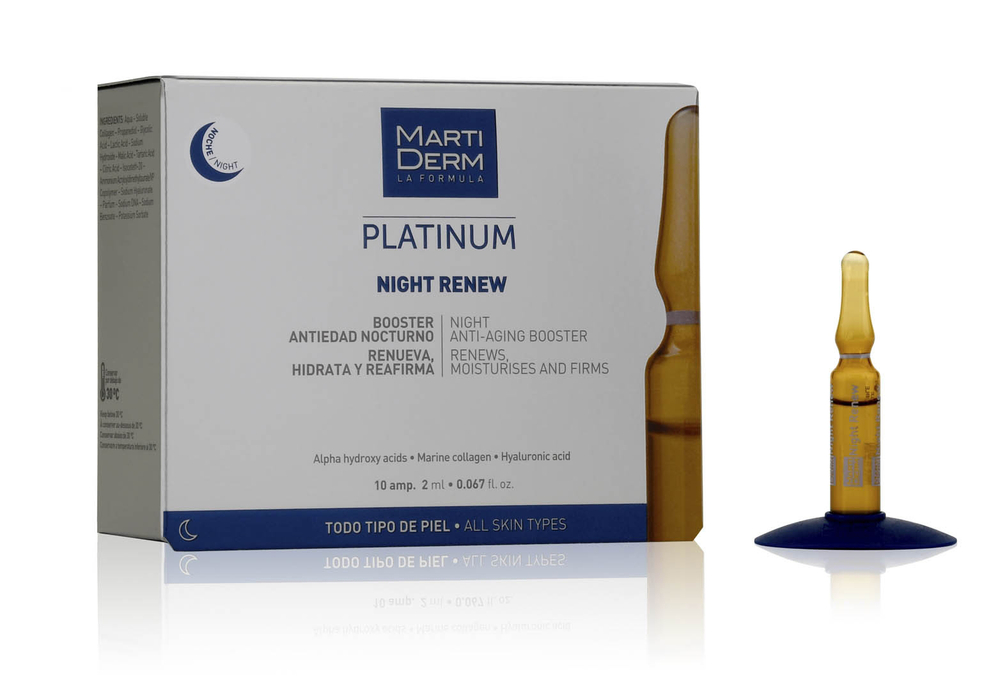 Martiderm Platinum Ампулы Ночное восстановление Martiderm Platinum Night Renew 10 ампул