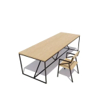 Барный стул «Трапеза», лак