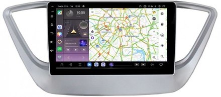 Магнитола для Hyundai Solaris 2 2017-2022 - Carmedia OL-9710 QLed, Android 13, TS20, CarPlay, SIM-слот