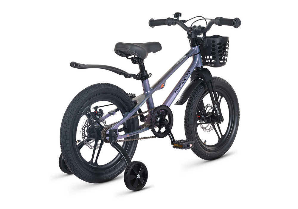 Велосипед 16" Maxiscoo SHARK PRO 16'' Хамелеон (2026)