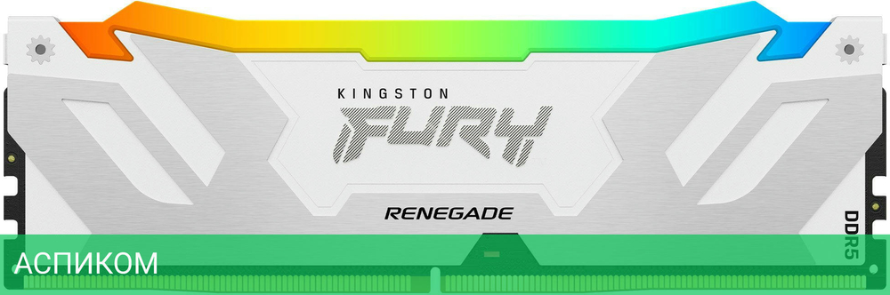 Оперативная память Kingston Fury Renegade RGB RTL Gaming DDR5 16GB (KF580C38RWA-16)