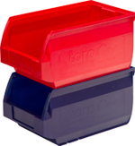 Ящик сплошной 250×150×130 мм, объем 4.88 л., арт.: 5002, синий, код: 10035