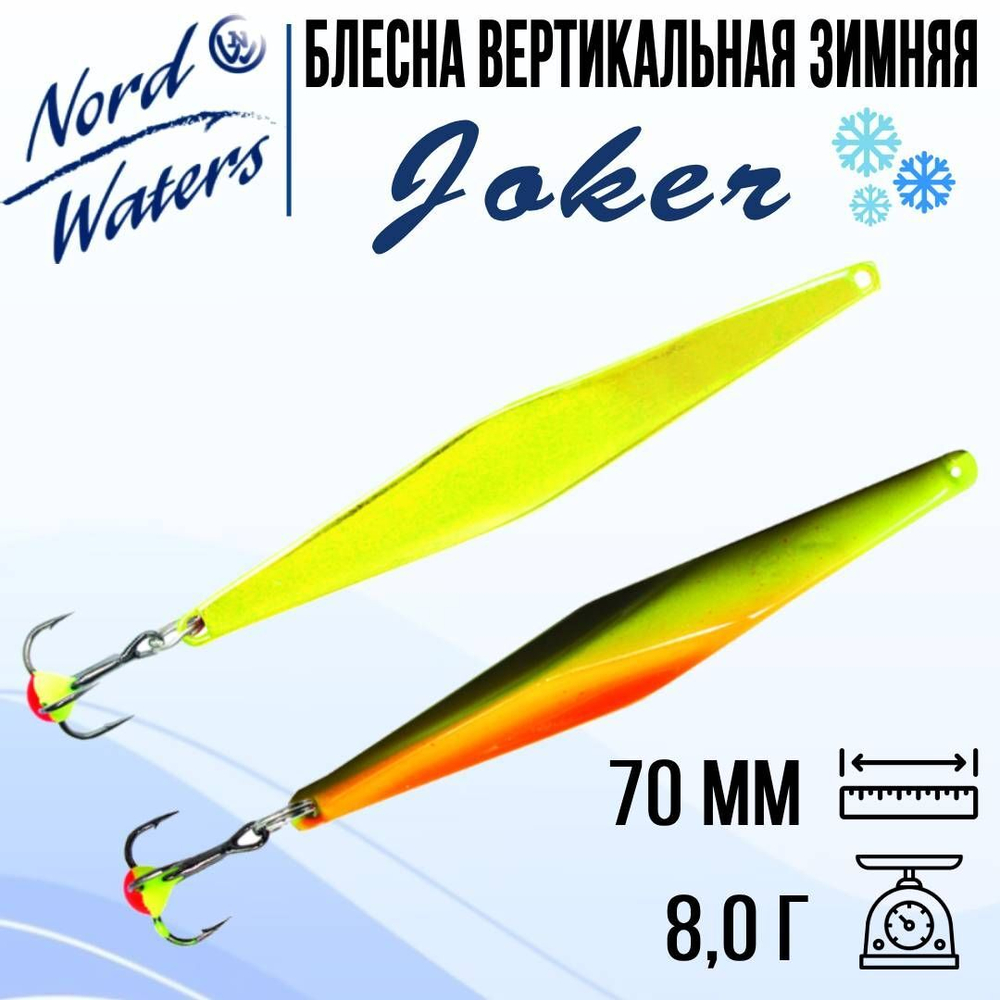 Блесна для рыбалки вертикальная Nord Waters Joker-NW