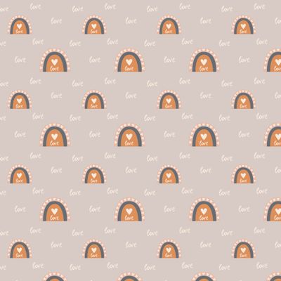 бохо радуги с сердечками