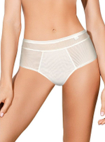 Высокие трусики-слипы Invisiline в тонкую полоску (Размер: XL) (Цвет: молочный)