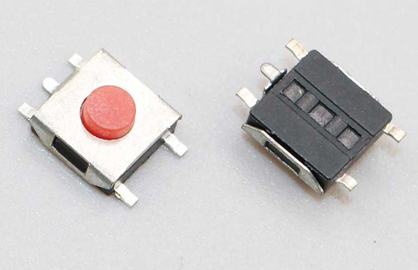 Кнопка тактовая ЕТ 5P-SMD-R 6*6*3.7мм