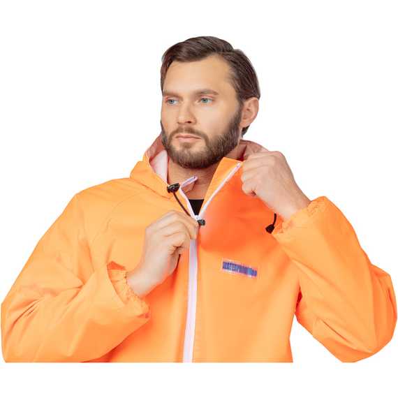 Плащ дождевик Waterproof Line Poseidon WPL ПВХ на молнии, оранжевый
