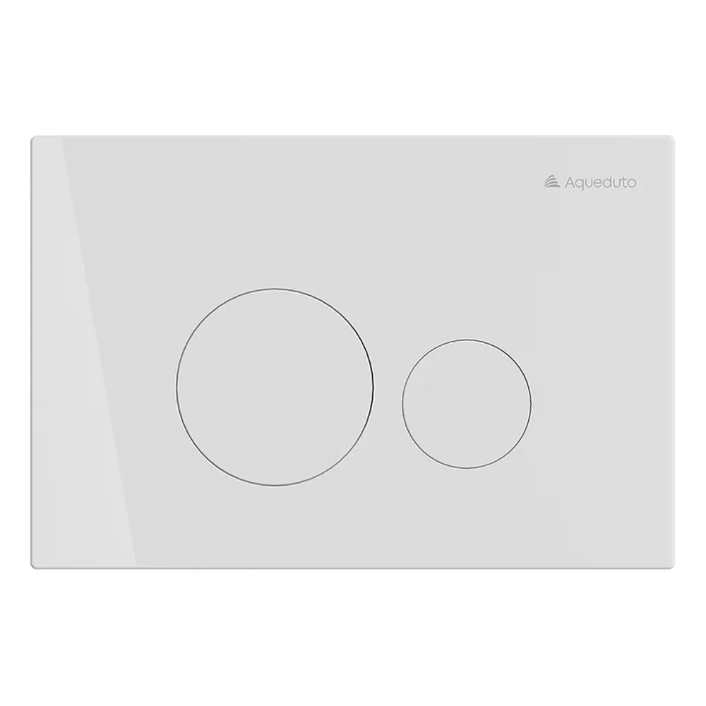 Панель смыва Aqueduto CIRCULO Novo, белый глянец