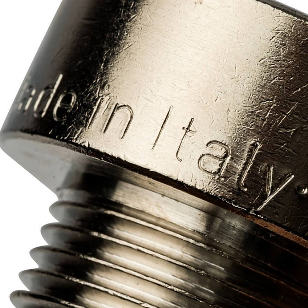 Переход с внутренней резьбы на наружную STOUT SFT 0008 - 1" x 3/4" (латунь никелированная)