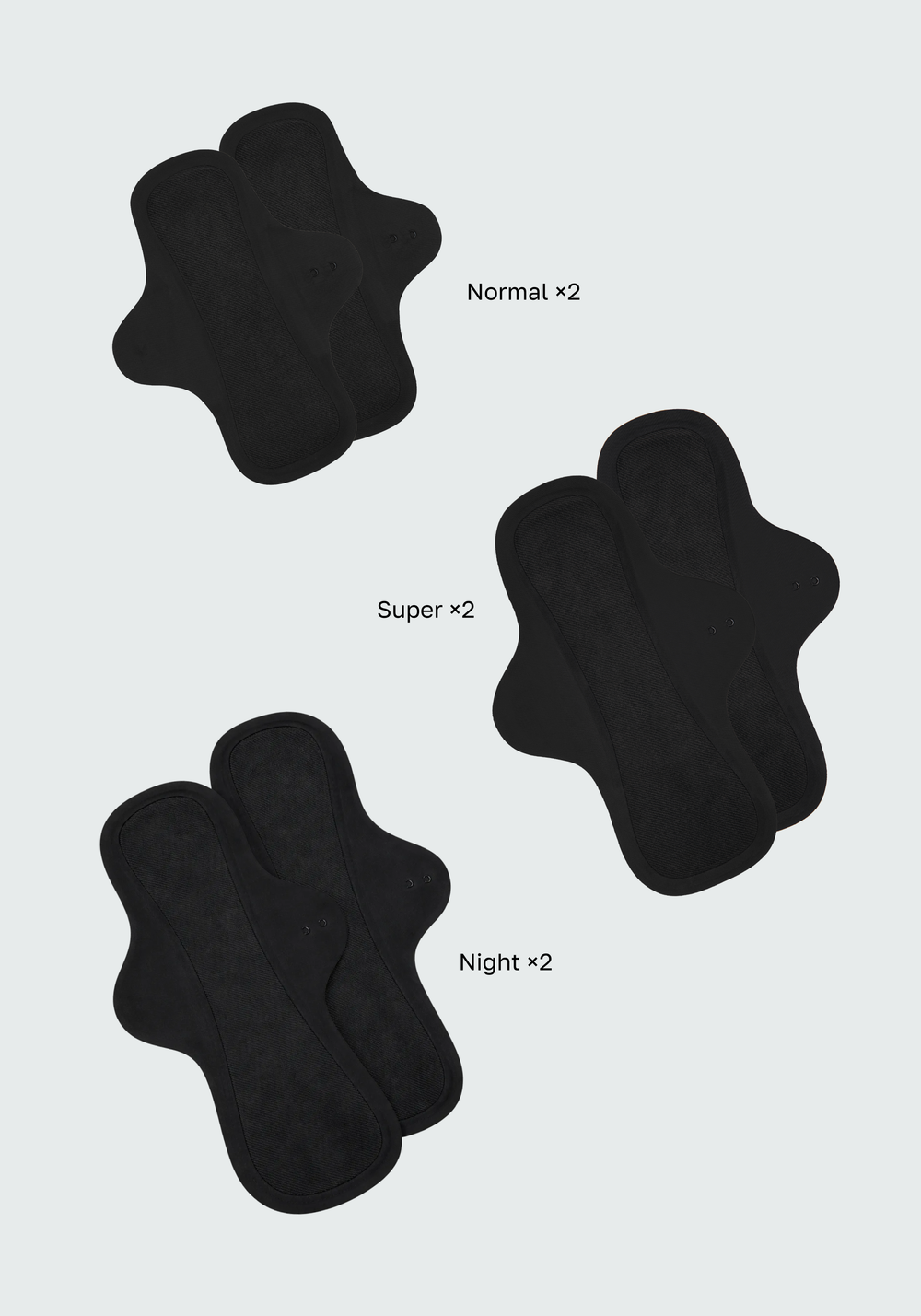 Наборы многоразовых прокладок 2.0