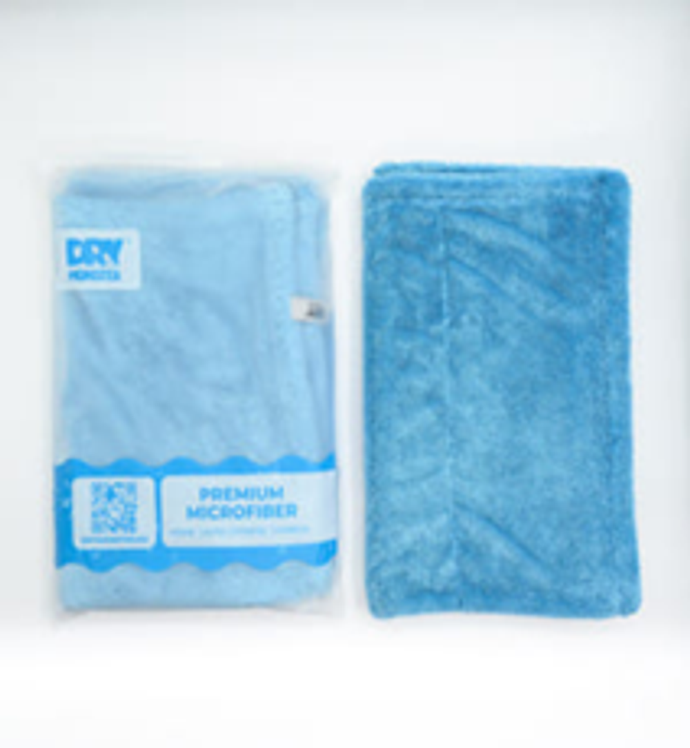 DRY MONSTER TOWEL-XL Standart GY Полотенце для сушки Цвет Голобое.Размер 50х80 см.Двустороннее