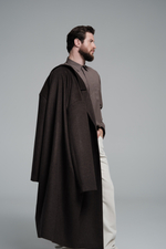 Пальто двубортное | brown