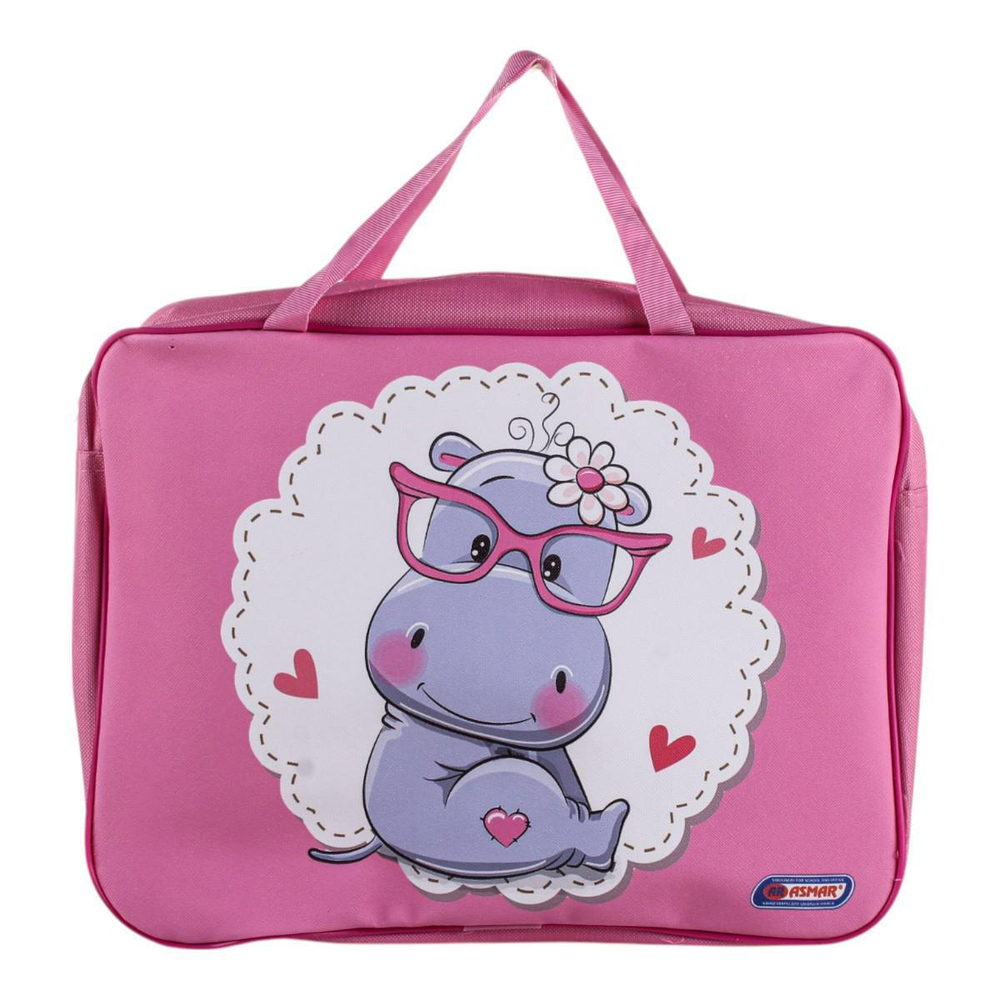 Папка А4 с ручками, текстиль с кожзамом, 50мм, микс12 дизайнов