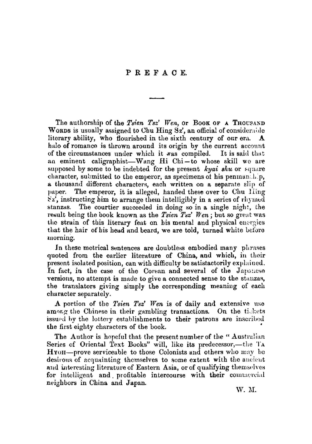 The book of a thousand words | W Matthew