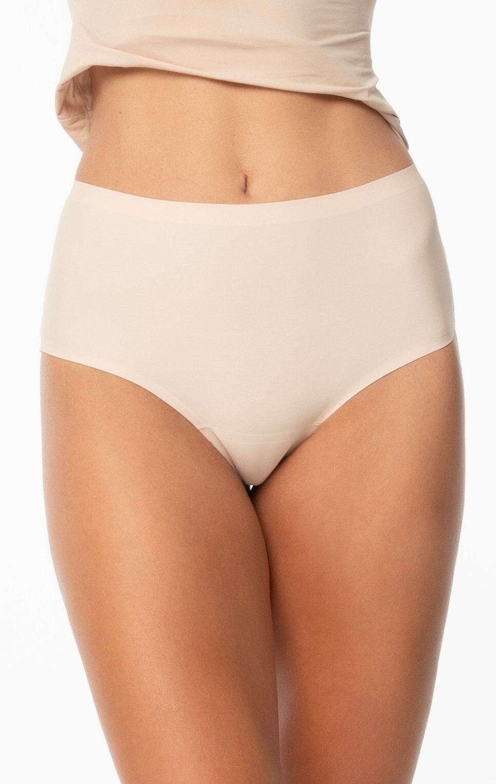 Высокие бесшовные трусики-бразилиана Joy (Размер: S) (Цвет: черный)