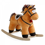 Качалка мягкая Тутси "Конь "Свэн" (светло-коричневый, 10 фраз, музыка), 692-2020