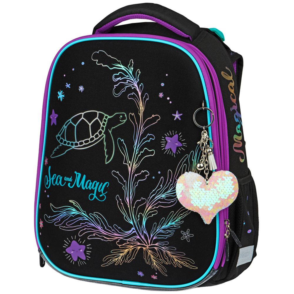 Ранец Berlingo Expert "Sea magic" 37*28*16см, 2 отделения, 2 кармана, анатомическая спинка