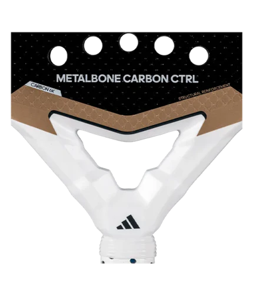 Ракетка для падел Adidas Metalbone Carbon CTRL 3.4 коричнево-чёрная 2025