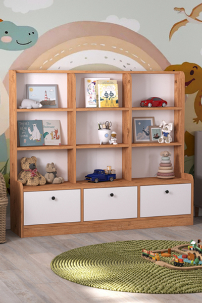 Шкаф для игрушек DEMET - сосна