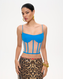 Юбка мини из пайеток с леопардовым принтом