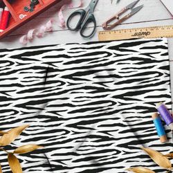 Ткань саржа мелкая зебра