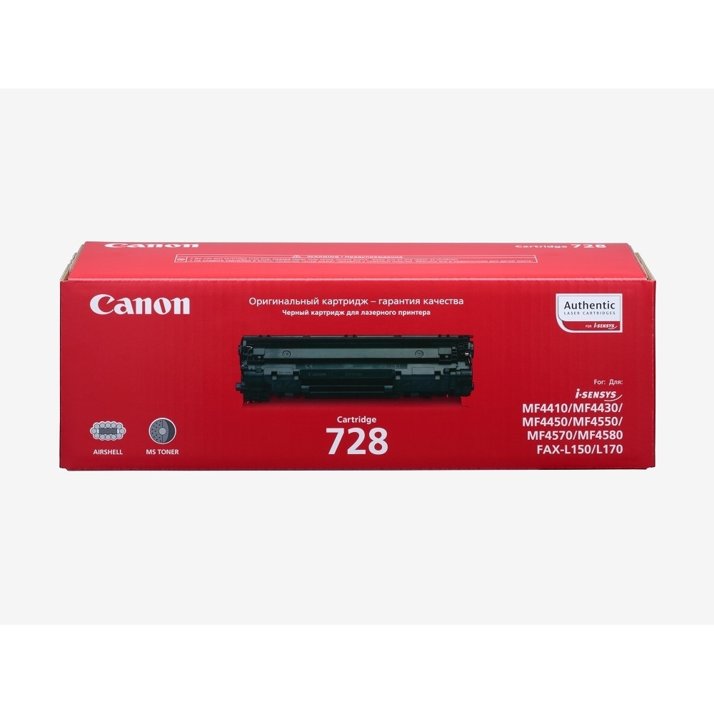 Картридж Canon Cartridge 728 3500B010/3500B002/3500A002 Картридж для MF4410/4430/4450/4550dn/4570dn/4580dn, Черный, 2100стр.