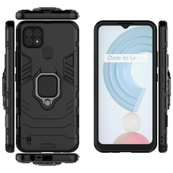 Противоударный чехол с кольцом Panther Case для Realme C21 / C11