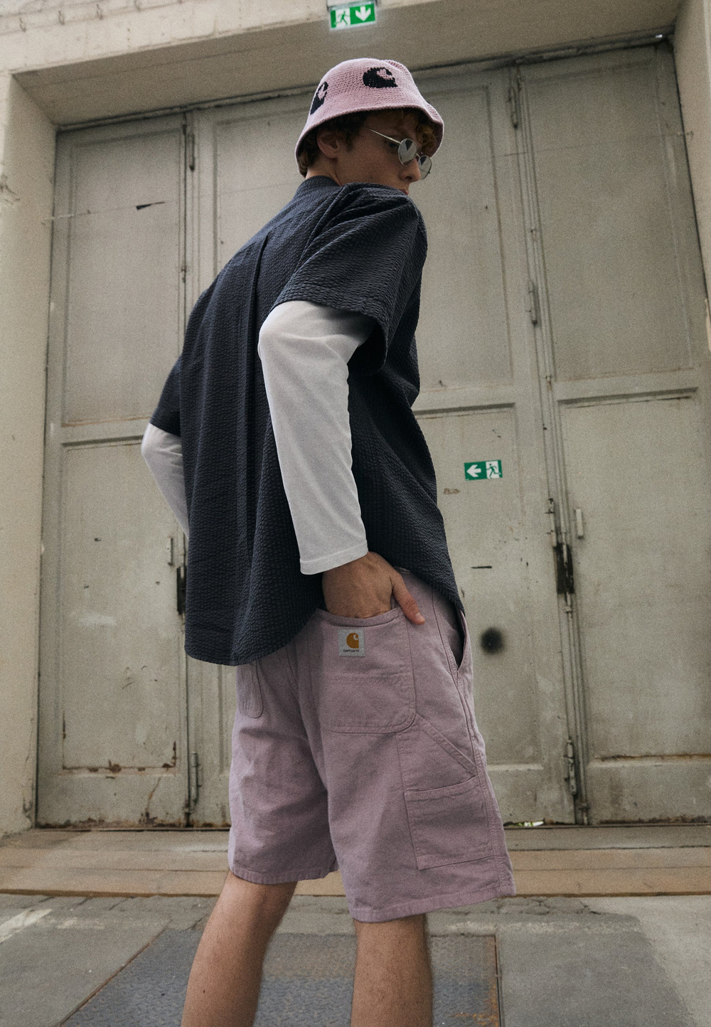 Carhartt WIP WALTER - Шорты - Розовый