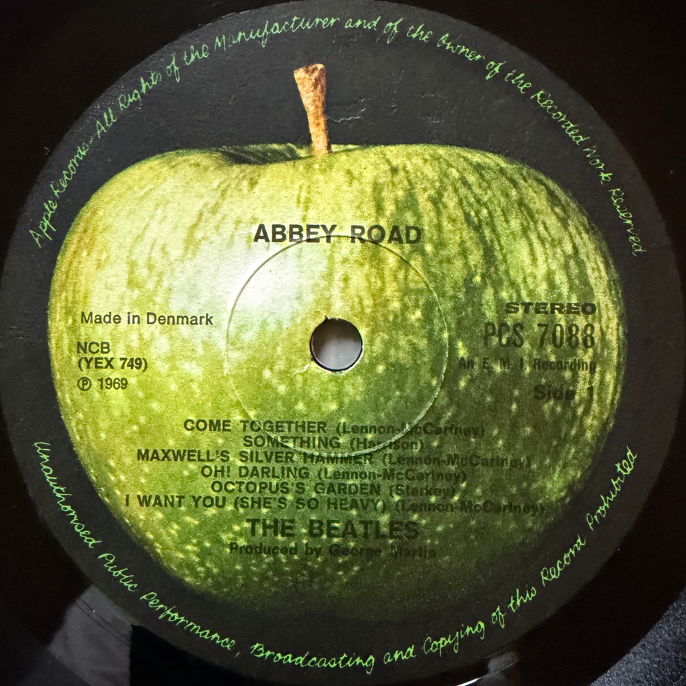 The Beatles ‎– Abbey Road (Дания 1969г.)