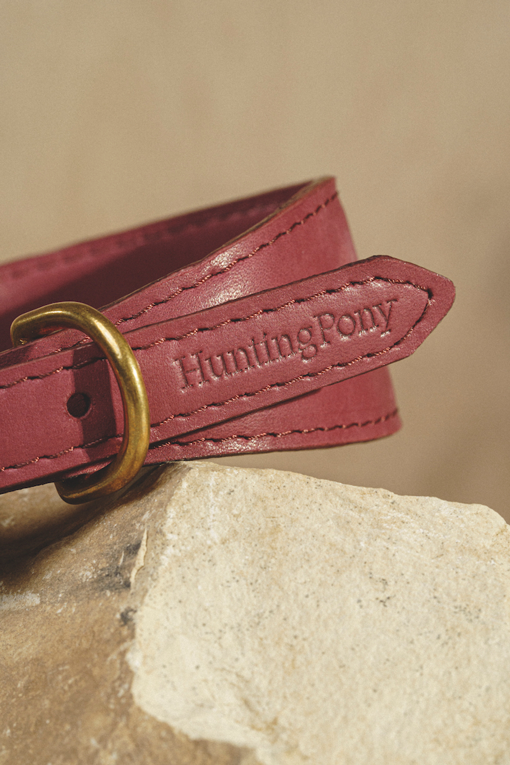 Ошейник "Пони-Селедка" Винный