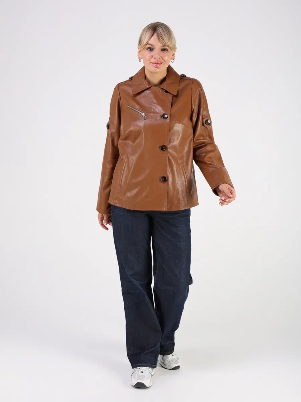 Кожаная куртка демисезонная из натуральной кожи