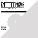 Подрезная пила SMD Ø120 x 22 x 2,8 - 3,6 Z=12+12