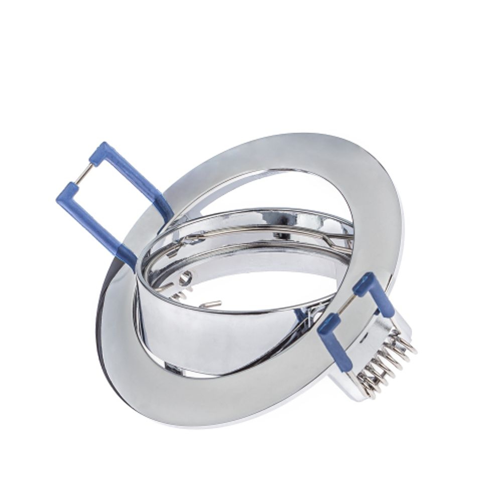 KL1A CH Светильник ЭРА литой простой пов. MR16,12V/220V, 50W хром