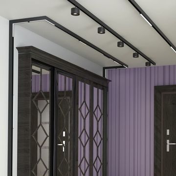 Трековый светодиодный светильник для низковольтного шинопровода 358608 черный Flum Novotech