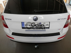 Фаркоп оцинкованный Galia S105C для Skoda Octavia седан/универсал 2013-(паспорт и сертификат в комплекте)(без электрики)