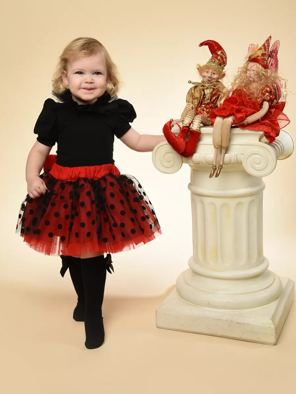 Юбка-пачка в горох