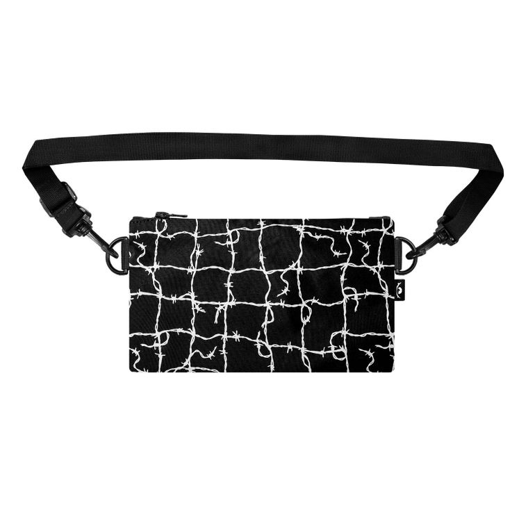 Пенал-сумка ТАЙНА Черный/колючка бел.