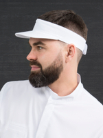 Головной убор - кепка козырек продавца Белый