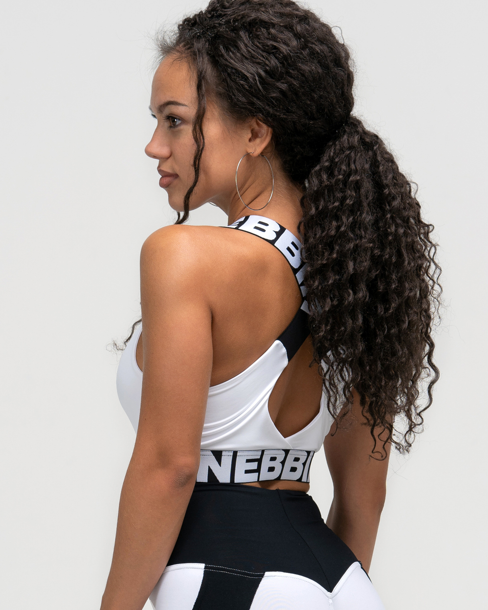 Топ NEBBIA Power Your Hero iconic sports bra 535 WHITE