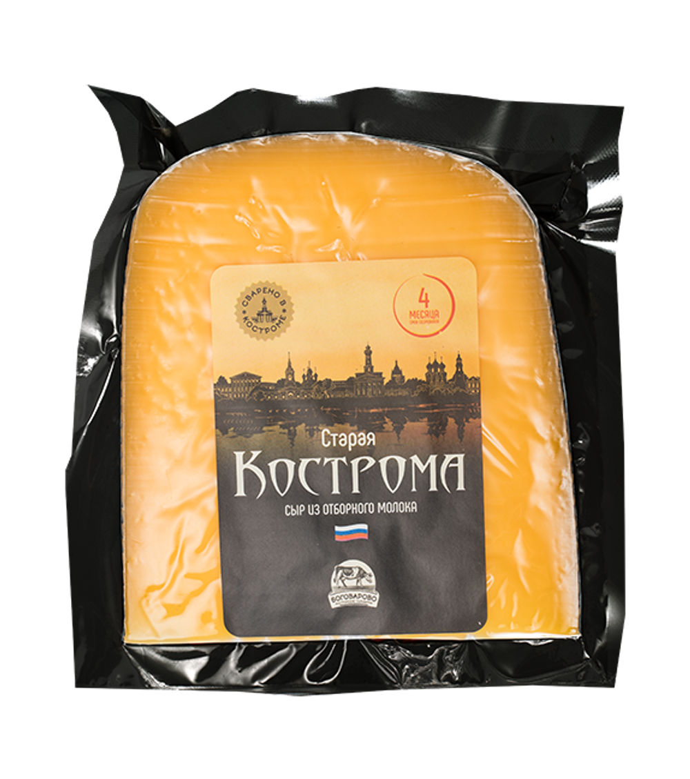 Сыр Старая Кострома (Боговарово) фасовка 245гр, шт