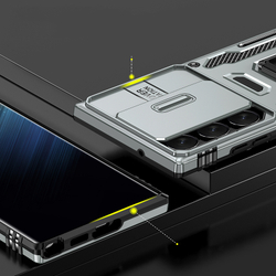 Чехол Safe Case с кольцом и защитой камеры для Samsung Galaxy S23 Ultra