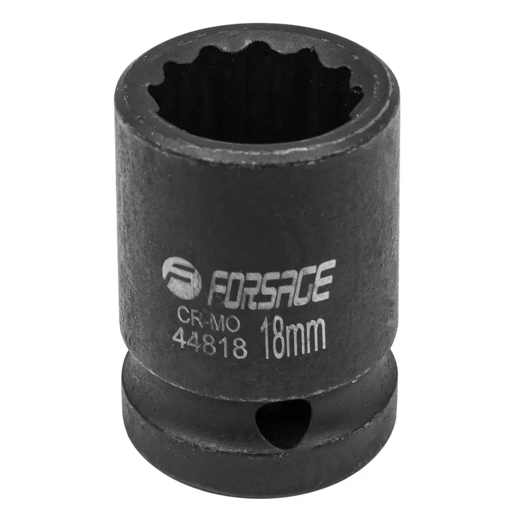 Головка ударная 18мм 12гр. 1/2'' Forsage F-44818