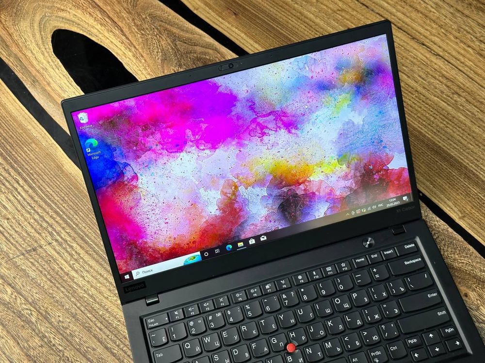 14" Ноутбук Lenovo Thinkpad X1 Carbon G6 (1920x1080, Intel Core i5-8350U, RAM 16ГБ, SSD 256ГБ, Intel UHD Graphics 620, Win 10 Pro)