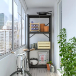 Стеллаж - IKEA BROR/БРУР ИКЕА, 85х40х190 см, черный